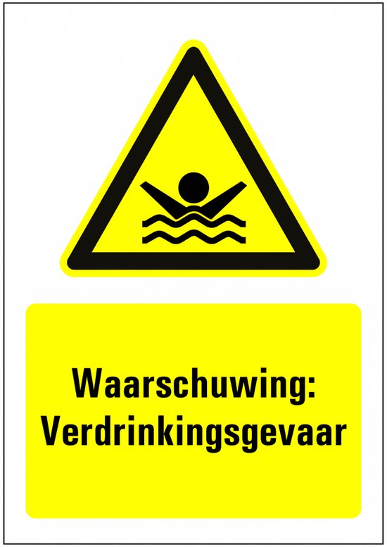 British Standard di soccorso emergenza sicurezza sticker – doccia – stika. Co, White, 105x210mm