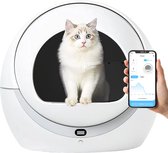 Bol.com Petree Dome- Zelfreinigende kattenbak - Automatisch - Bedienen via de App - Katten - Anti-geur - 60 X 35 X 60 cm aanbieding