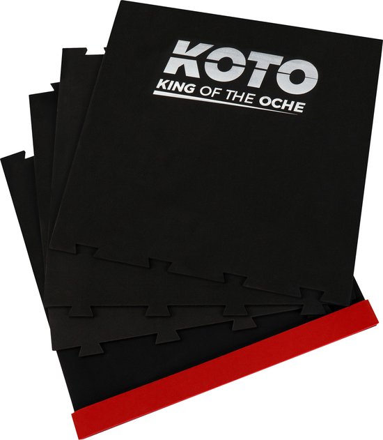 Foto: Koto puzzel dartmat 237 x 60 cm rode oche zwarte dart mat schuim dartmat beginners professionals