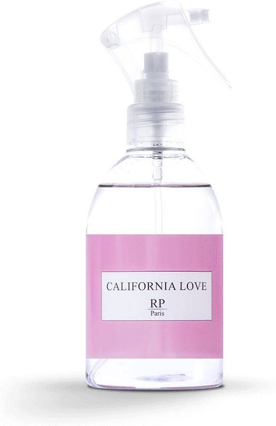 RP Paris Huisparfum California Love - Roomspray Parfum d'Interieur - Homespray 250 ML - Interieurspray / Interieurs parfum