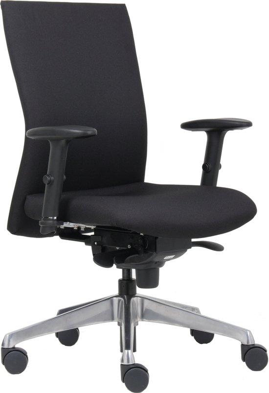 Vinsetto Office Chair, High Seat Office Chair, Adjustable Desk Stool, 360 Degree Rotatable, Grey/White, Breathable Mesh