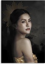 Melli Mello - Wall art - 80x120cm - Plexiglas - Interieur - Queen of Asia - Woonaccessoire - Wanddecoratie - Kunst - Art - Schilderij – Poster