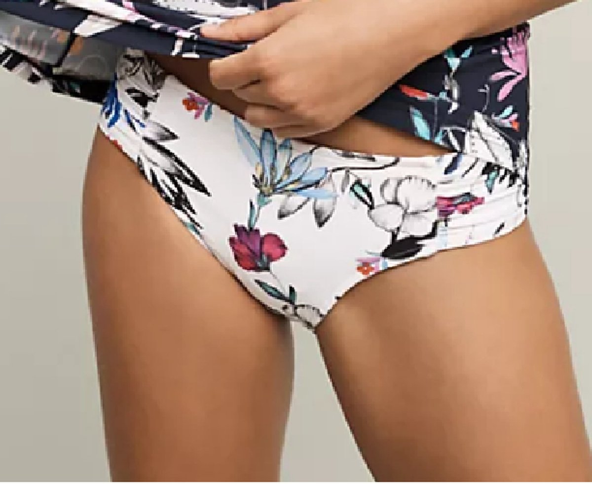 Seafolly - Flower Festival - bikinislip retro - maat 38 / M