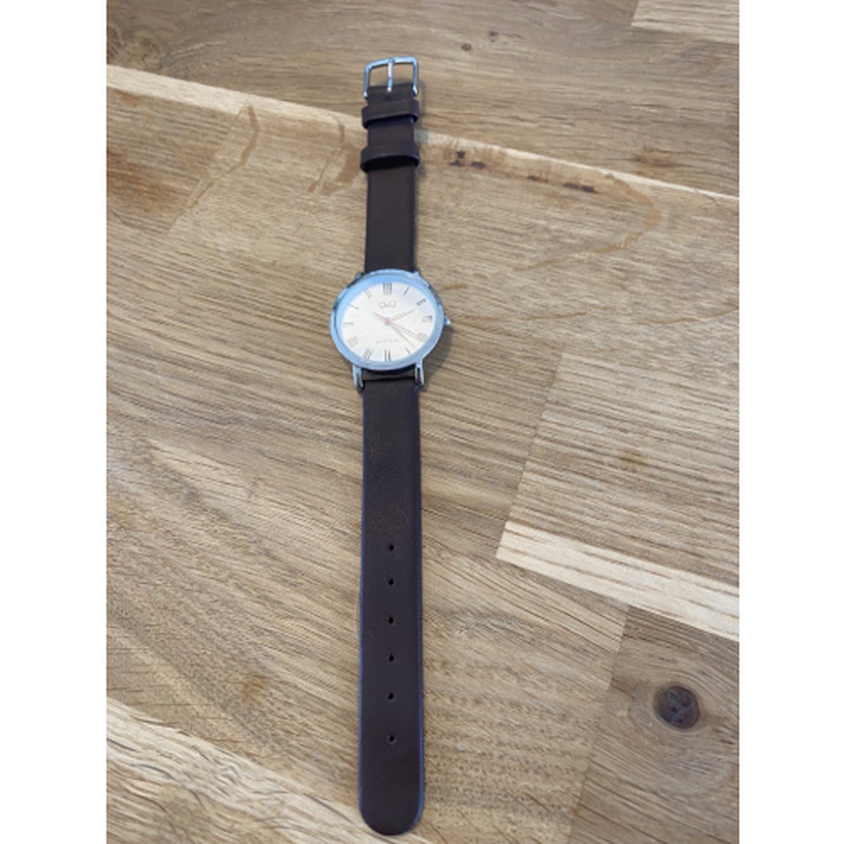 Horlogeband -dames-14 mm-bruin-juweliers kwaliteit-anti allergisch-soepel leder