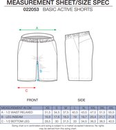 Clique Basic Active Shorts 022053 - Grijsmelange - XS