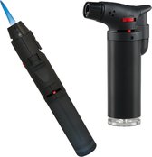 Pen Torch Black Turbo + Lux Gasbrander