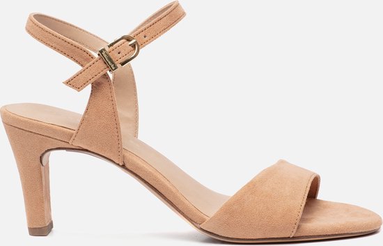 Sandalen met hak beige - Dames - Maat 38 | bol.com