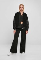 Urban Classics - Oversized Sherpa Mixed Bomber jacket - L - Zwart