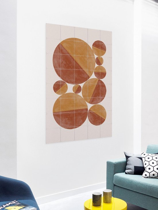 IXXI Burnt Orange Bols - Décoration murale - Abstrait - 80 x 60 cm