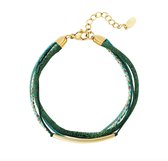 Armband - Gift - Cadeau - Moederdag - Touw - Lange Bedel - Groen