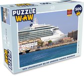 Puzzle Un bateau de croisière au port grec de Rhodes - Puzzle - Puzzle 500 pièces - Sinterklaas présente - Sinterklaas for big kids