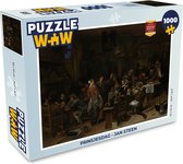 Puzzel Prinsjesdag - Jan Steen - Legpuzzel - Puzzel 1000 stukjes volwassenen