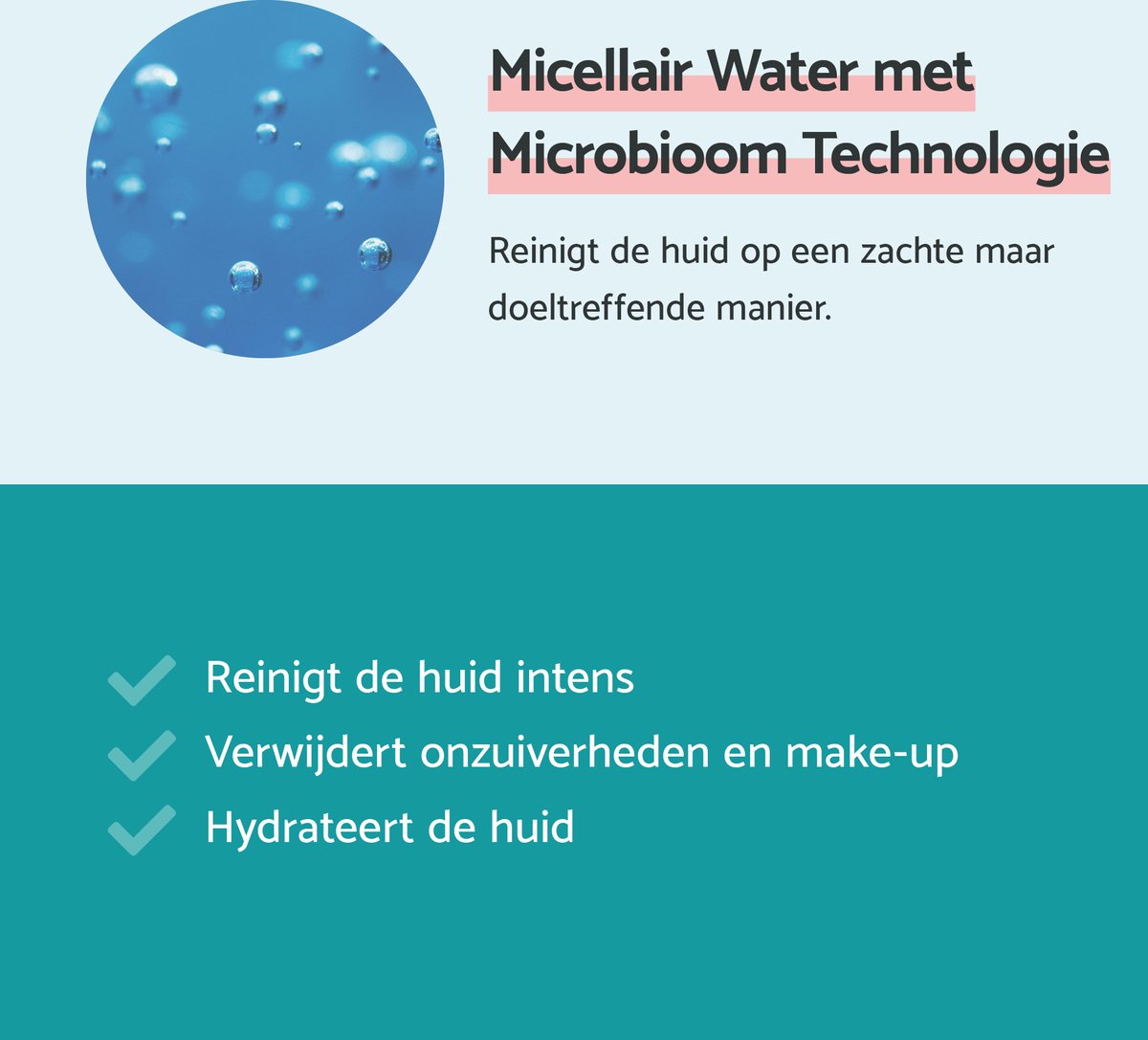 Remescar Micellair Water 3 in 1 - Gezichtsreiniger met vitamine C en Hyaluronzuur, Make Up Remover voor intensieve reiniging van de huid en verwijdering van onzuiverheden, Face Wash voor hydratatie en reiniging, 200 ml thumbnail 3