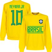 Brazilië Neymar JR 10 Sweater - Geel - Kinderen - 128