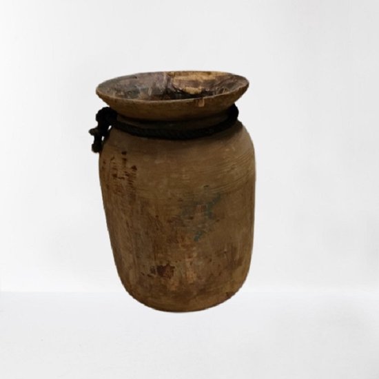 Pot nepal Nepalese pot landelijk Vaas oud potten vazen decoratieve pot