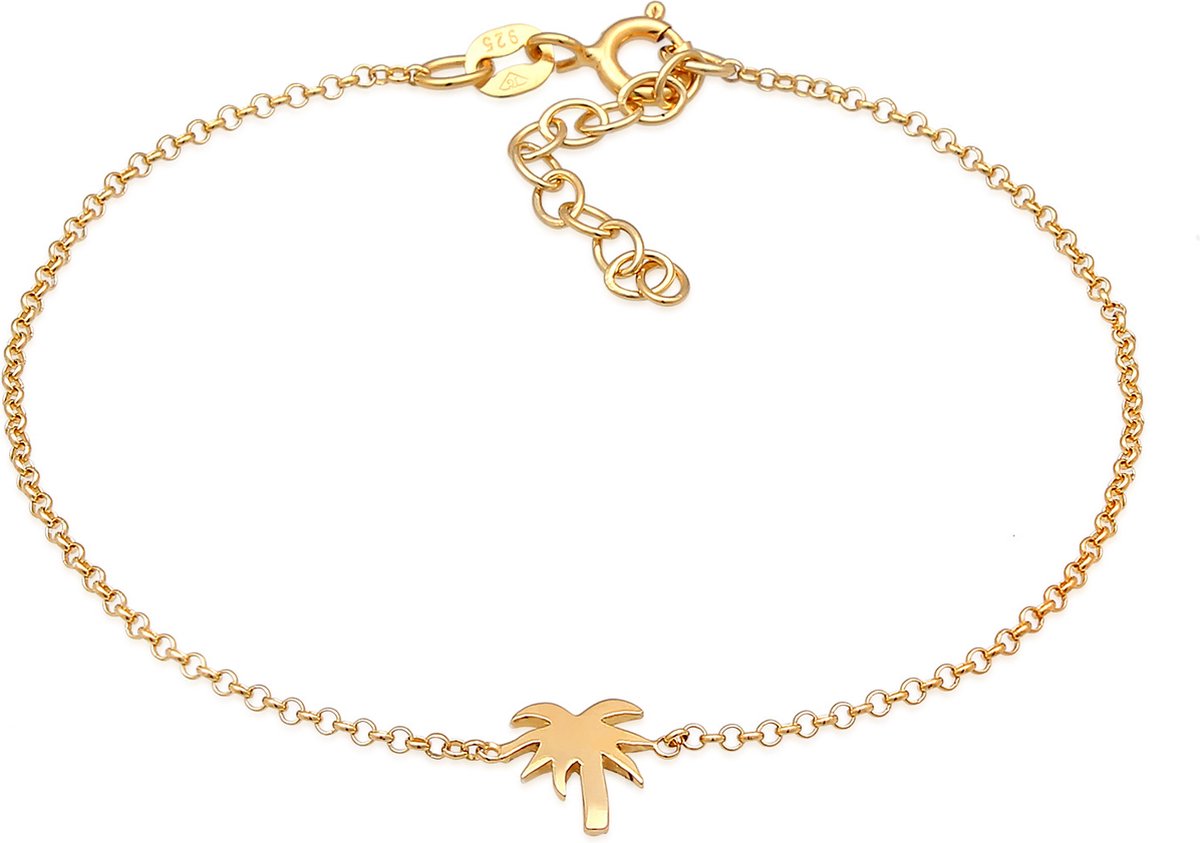 Elli - Armband - Dames Palmboom Hanger Strand Basis in 925 Sterling Zilver - Dames