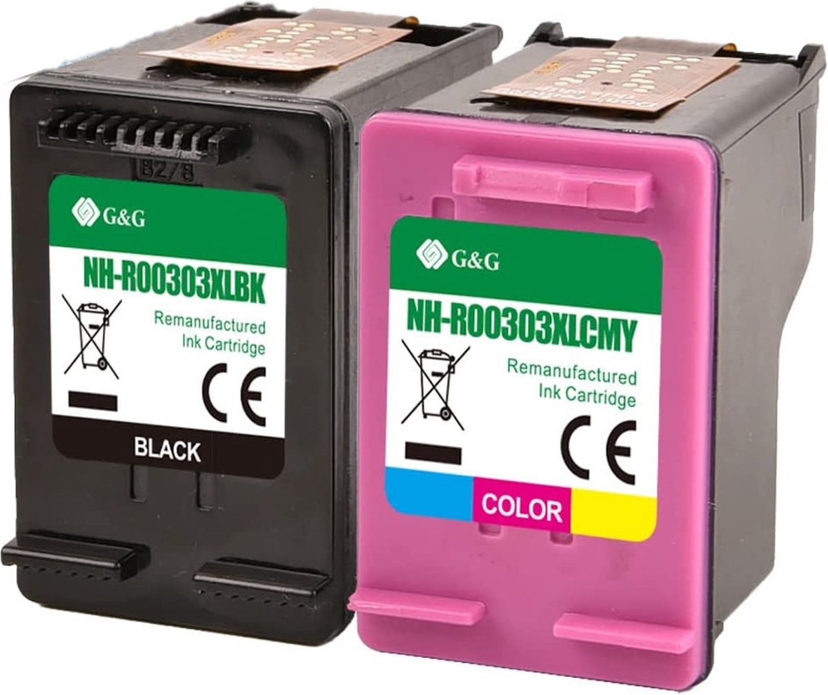 G&G Huismerk Inktcartridge Alternatief voor HP 303 303XL Multipack - Hoge Capaciteit