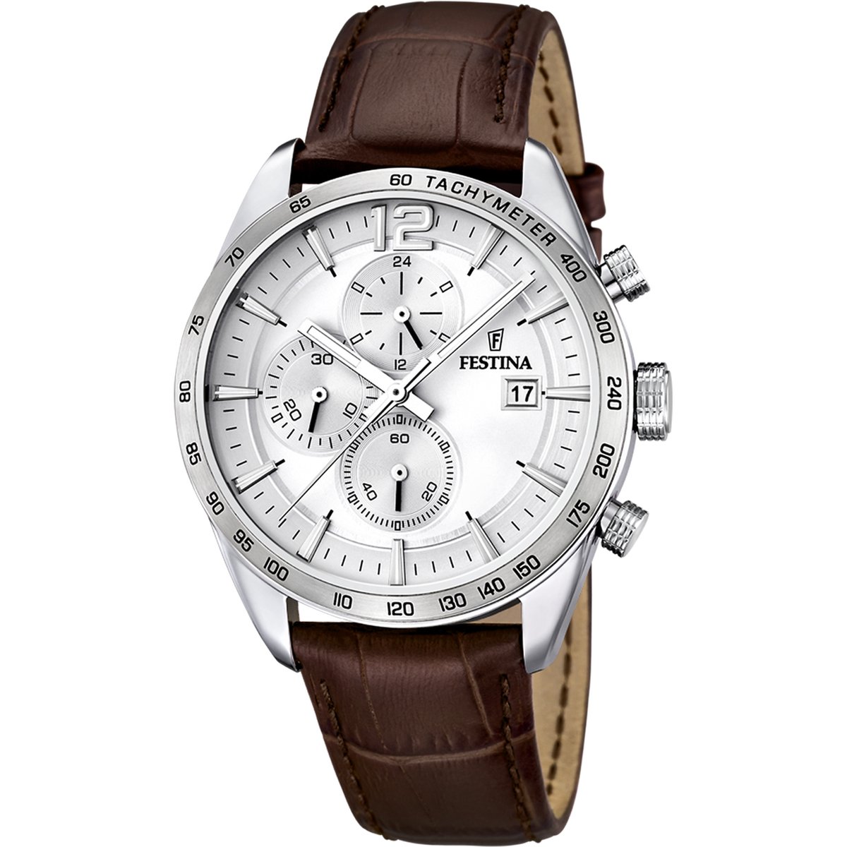 Festina Chronograph horloge F16760-1 - 44 mm - Bruin