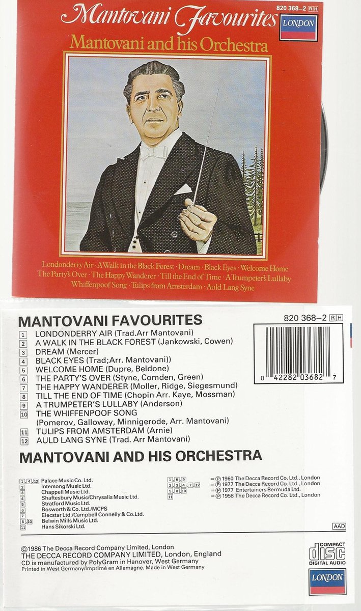 Mantovani Favorites