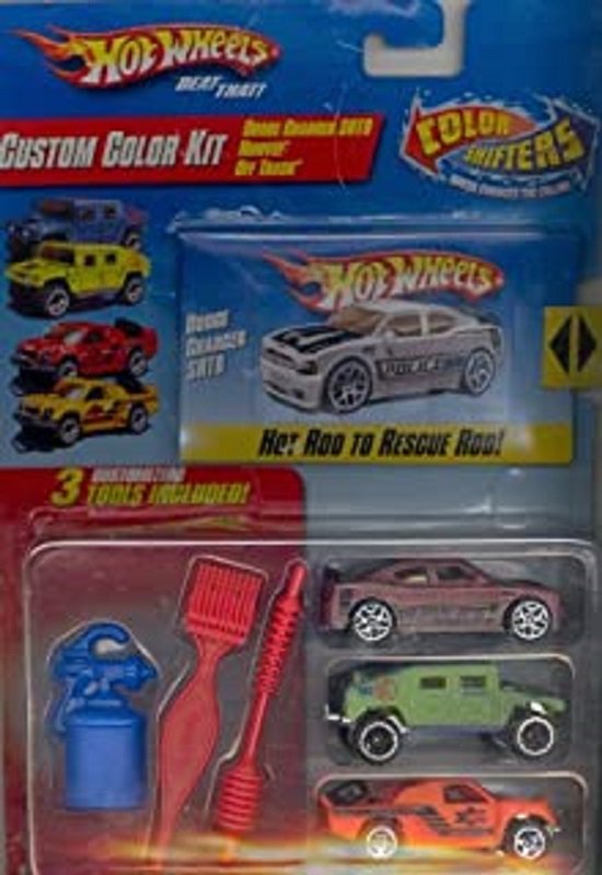 Hot Wheels Custom Color Kit Dodge Charger SRT8 MegaDuty Color Shifters