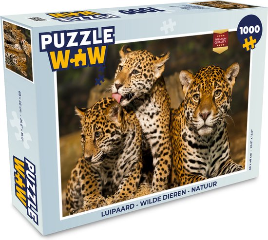 Puzzle Léopard - Animaux sauvages - Nature - Puzzle - Puzzle 1000 pièces  adultes | bol.com
