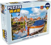 Puzzel Friesland - Sloep - Dorp - Legpuzzel - Puzzel 1000 stukjes volwassenen