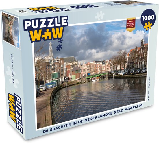Monument typist Moederland Puzzel Gracht - Water - Haarlem - Legpuzzel - Puzzel 1000 stukjes  volwassenen | bol.com