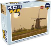 Puzzel Molen - Zon - Nederland - Legpuzzel - Puzzel 1000 stukjes volwassenen