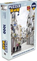 Puzzel Lopen door de straten van Ibiza, Spanje - Legpuzzel - Puzzel 1000 stukjes volwassenen