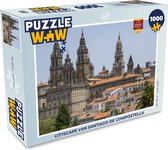 Puzzel Cityscape van Santiago de Compostella - Legpuzzel - Puzzel 1000 stukjes volwassenen