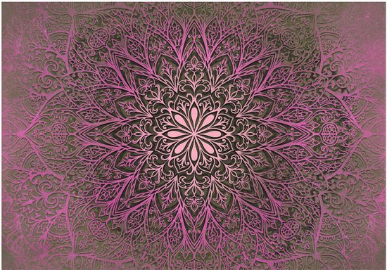 Fotobehangkoning - Behang - Vliesbehang - Fotobehang - Mandala of Love - 250 x 175 cm