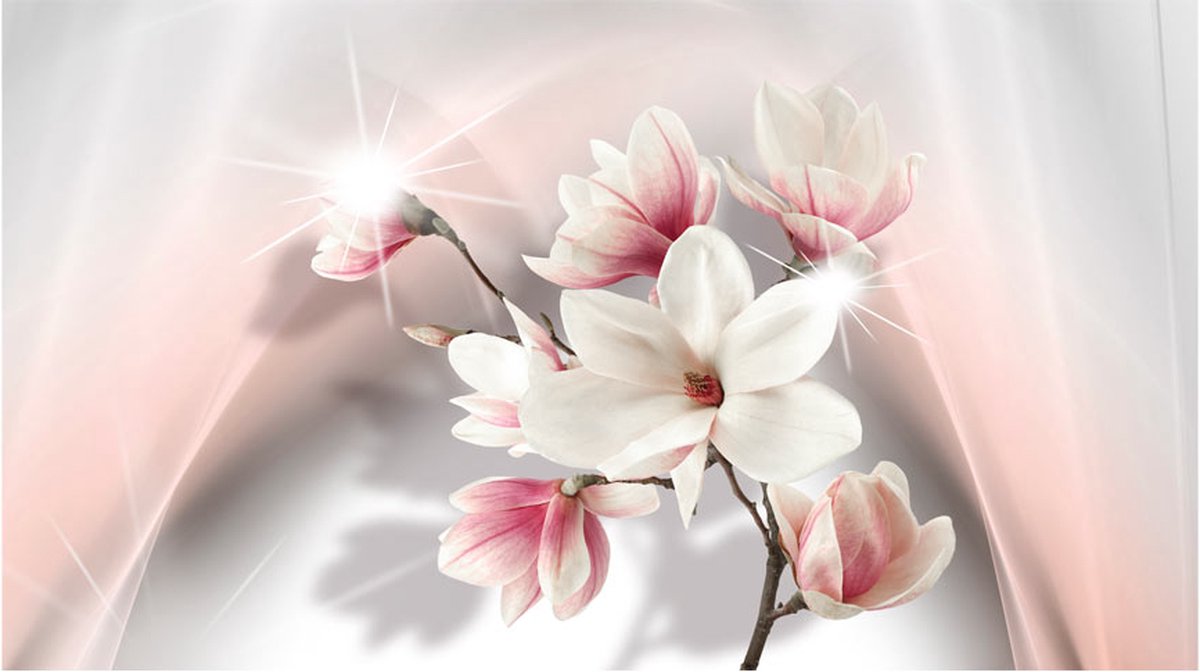 Fotobehang XXL - White Magnolias II.