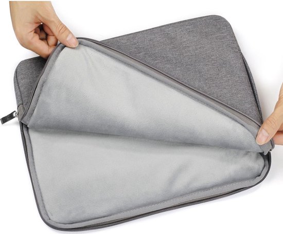 Mobigear Denim Zipper Katoen Sleeve pour Universal - 11 pouces - Vert