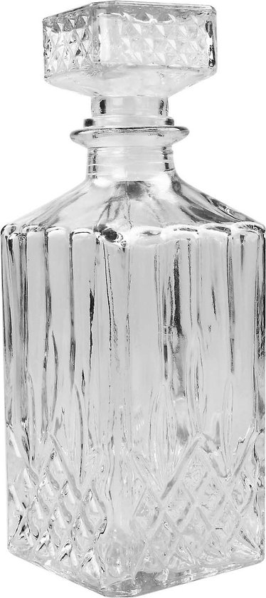 Whisky Karaffe Whiskey Dekanter Adler Aus Glas - 8x13 Cm, Lustige Bar-Deko, Geschenk Für Männer Handgefertigter Dekanter