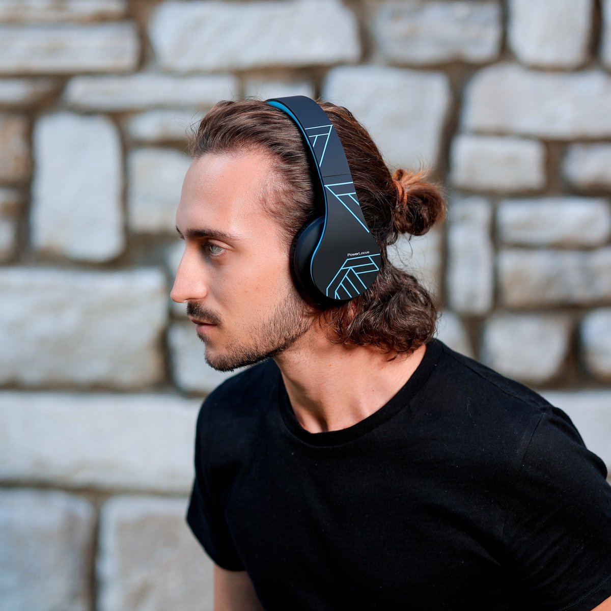PowerLocus P2 Draadloze Over Ear Koptelefoon met Deep Bass - afbeelding 3