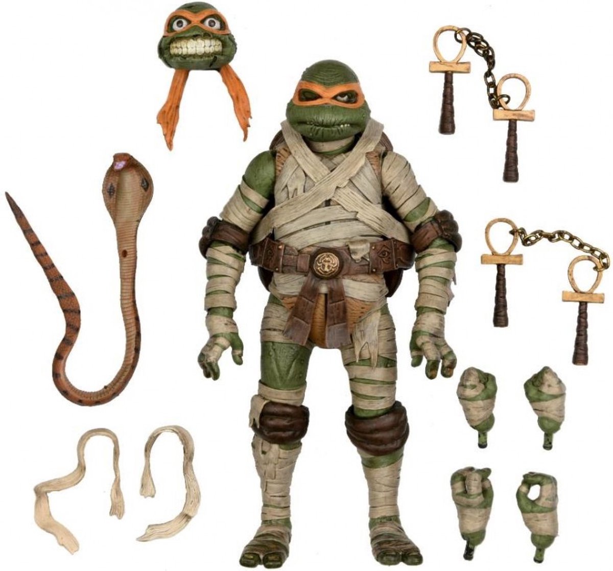 Actiefiguren Neca Michelangelo Mummy Modern