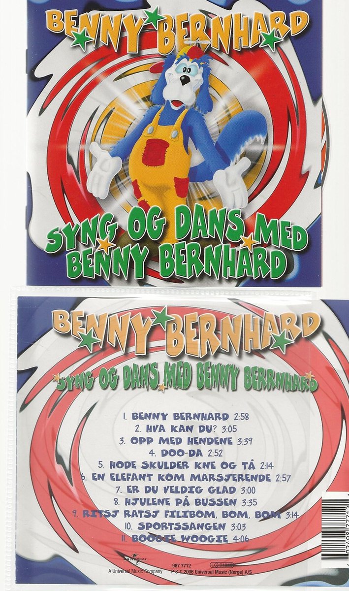 SYNG OG DANSMED BENNY BERNHARD ( NORGE)
