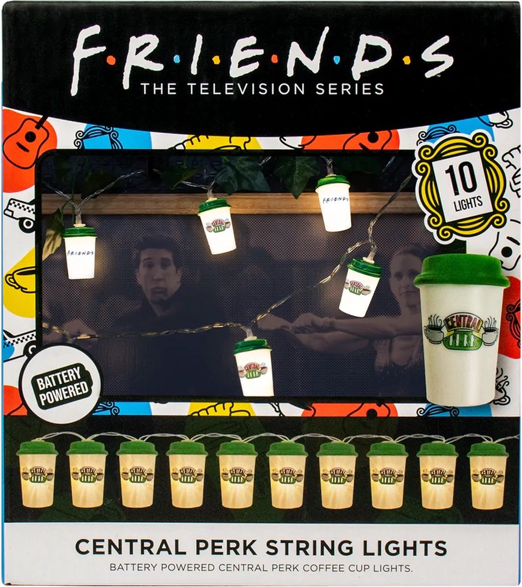 Friends String Lights - Coffee Cups (Closed Box)