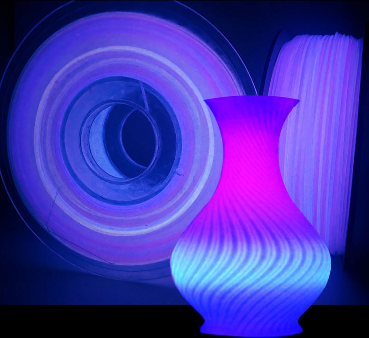 Wisdream - Rainbow Glow in the Dark - PLA - 1Kg 1.75mm - 3D-printer fillament - Regenboog