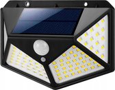 Solar Buitenlamp - Bewegingssensor - 100 LED - Waterdicht - Buiten & Tuin sensor - Buitenverlichting op Zonne-energie - Rheme