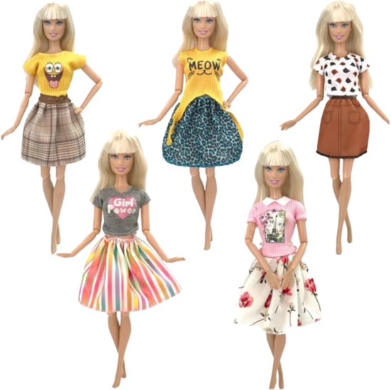 Vêtements de poupée Isa's Friends® - 5 tenues pour poupées - Convient pour  Barbie -... | bol