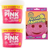 The Pink Stuff paste 2x 850 gram & The Original Scrub Mommy