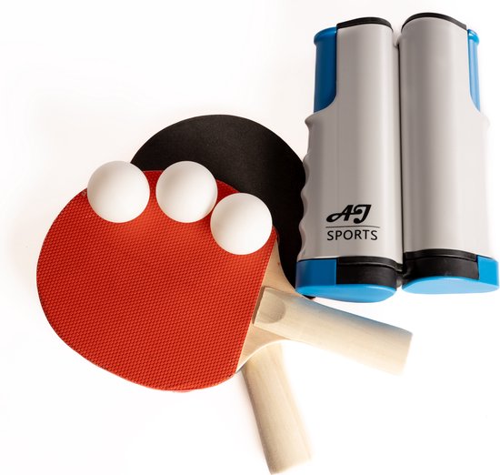 Implicaties Bermad langzaam AJ-Sports Tafeltennis set - Ping pong set - Pingpong - Tafeltennis Batjes  -... | bol.com