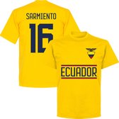 Ecuador Sarmiento 16 Team T-shirt - Geel - XL