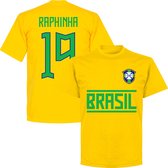 Brazilië Raphinha 19 Team T-Shirt - Geel - 3XL