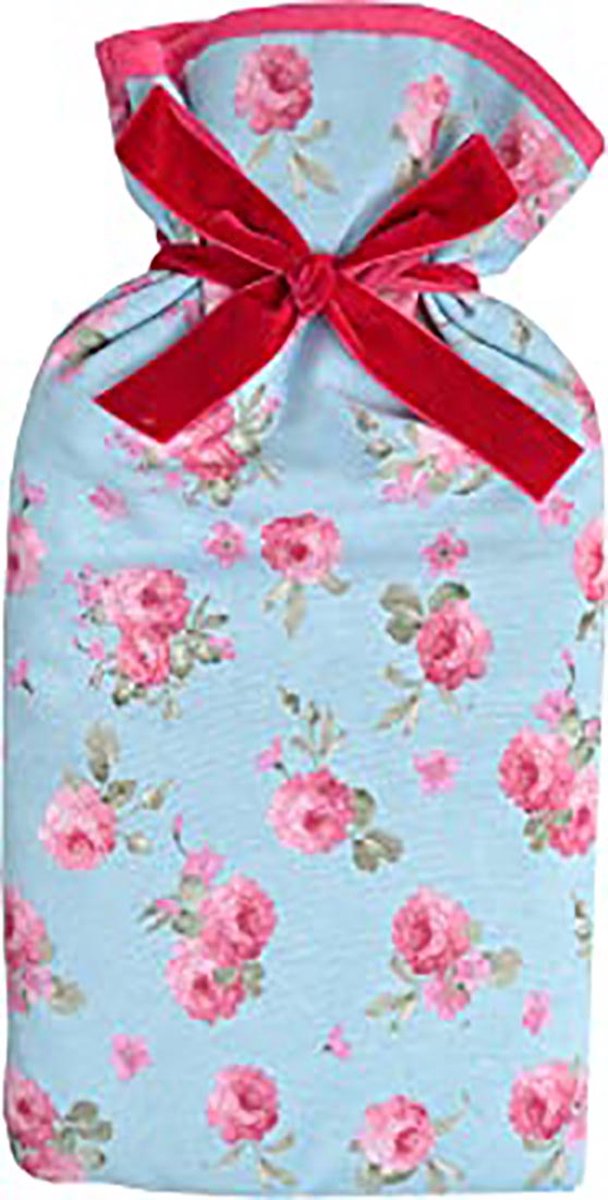 Goedkoopste Vagabond Warmwaterkruik - 2 Liter - Natuurrubber - Cotton Blue Flowers