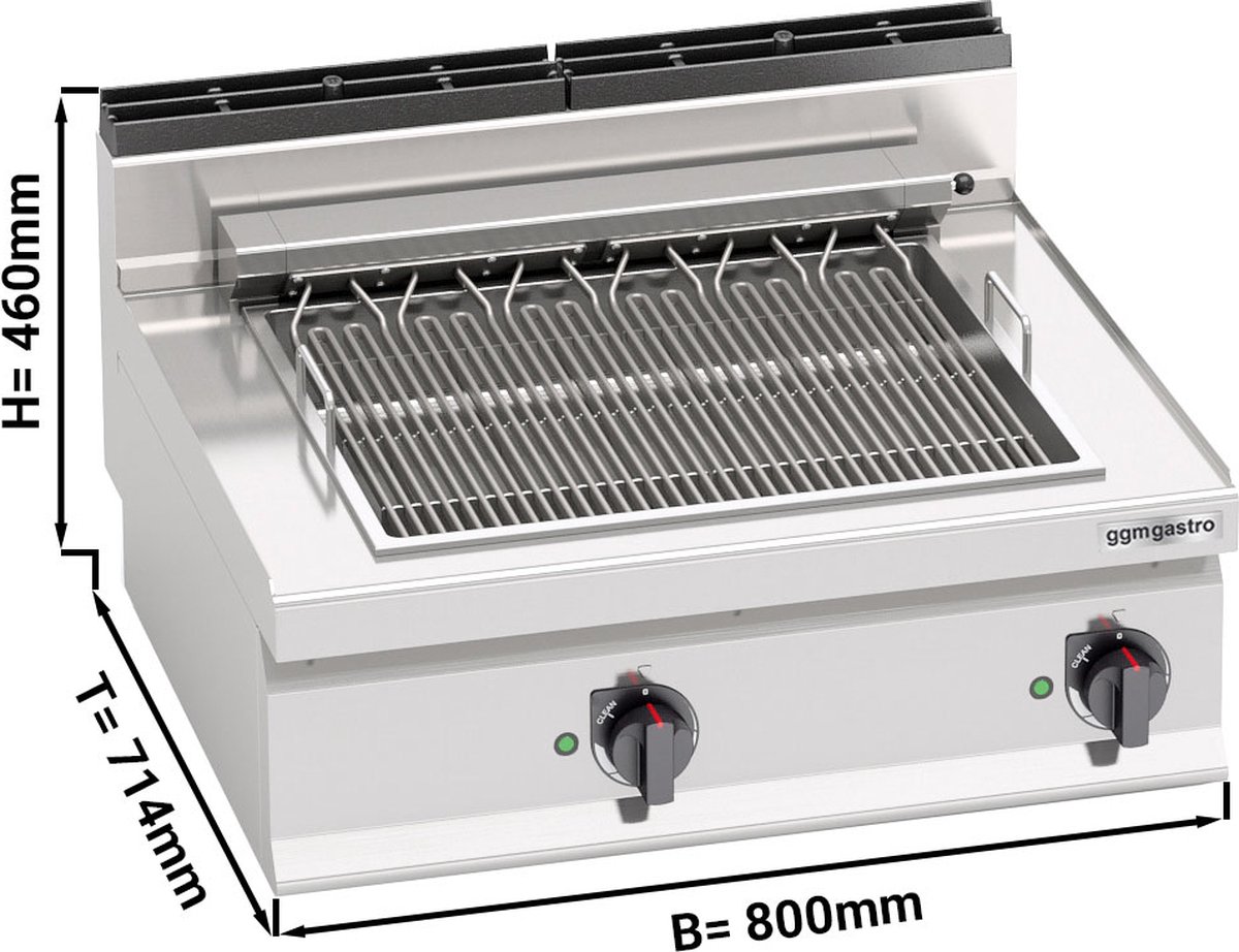 Elektrische barbecue (8,1 kW) | GGM Gastro