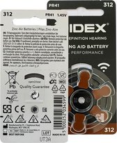 Widex Hoortoestel batterijen | pakjes | 60 batterijen | Bruine sticker | P312 |... | bol.com