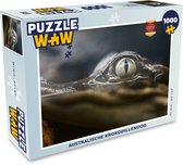 Puzzel Reptielen - Krokodil - Australië - Legpuzzel - Puzzel 1000 stukjes volwassenen