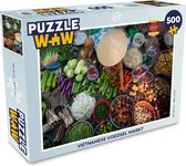 Puzzel Vietnamese voedsel markt - Legpuzzel - Puzzel 500 stukjes